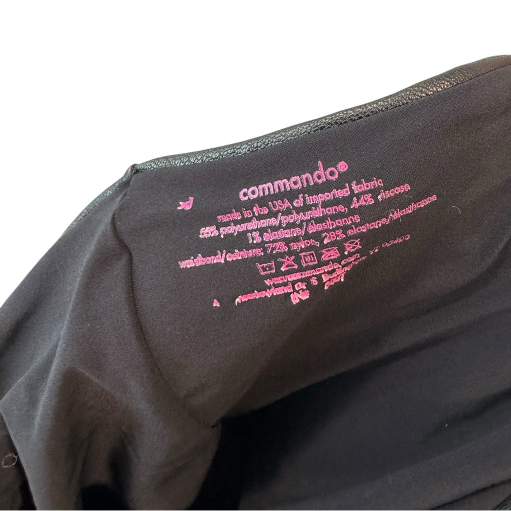commando Faux Leather XL Black Leggings‎ - Picture 9 of 10